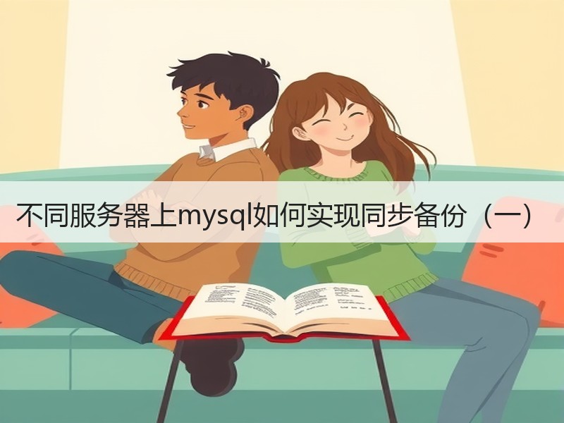 不同服务器上mysql如何实现同步备份（一）
