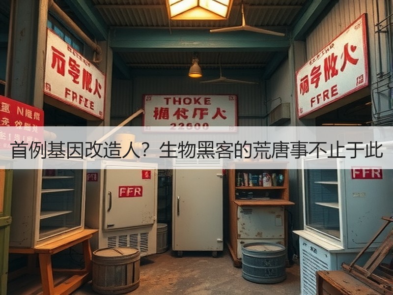 首例基因改造人？生物黑客的荒唐事不止于此