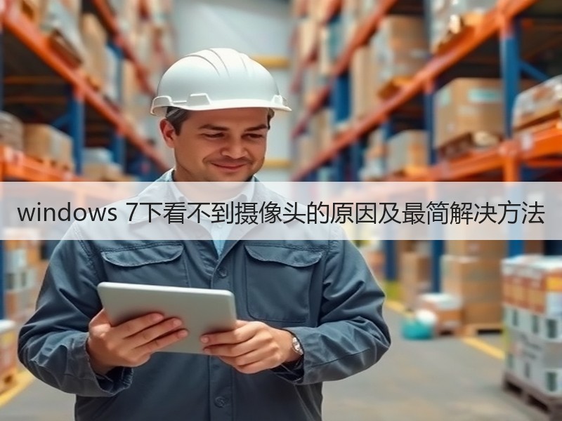 windows 7下看不到摄像头的原因及最简解决方法