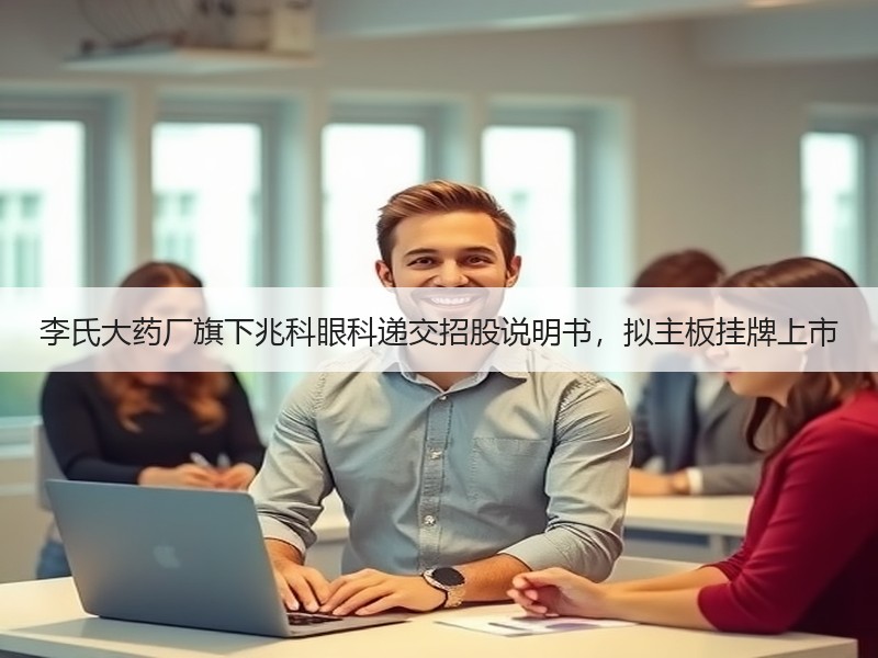 李氏大药厂旗下兆科眼科递交招股说明书，拟主板挂牌上市