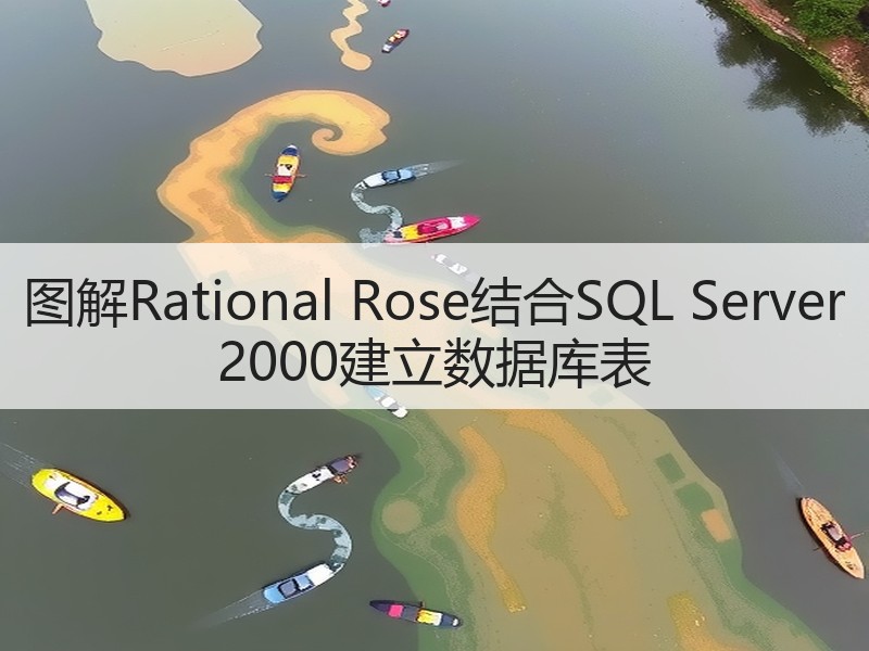 图解Rational Rose结合SQL Server 2000建立数据库表