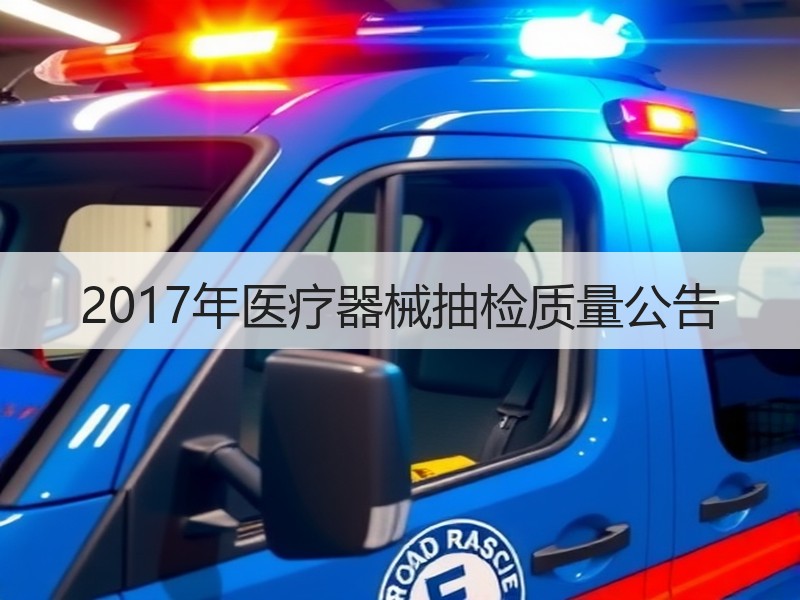 2017年医疗器械抽检质量公告