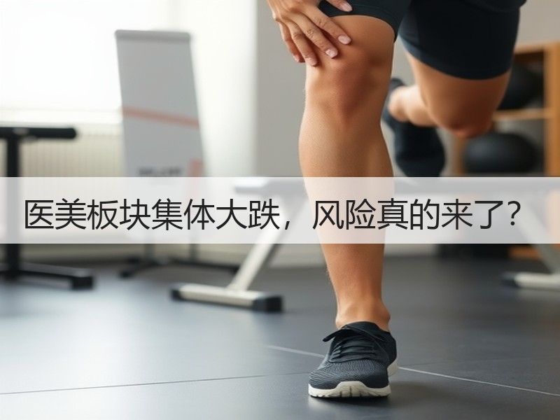 医美板块集体大跌，风险真的来了？