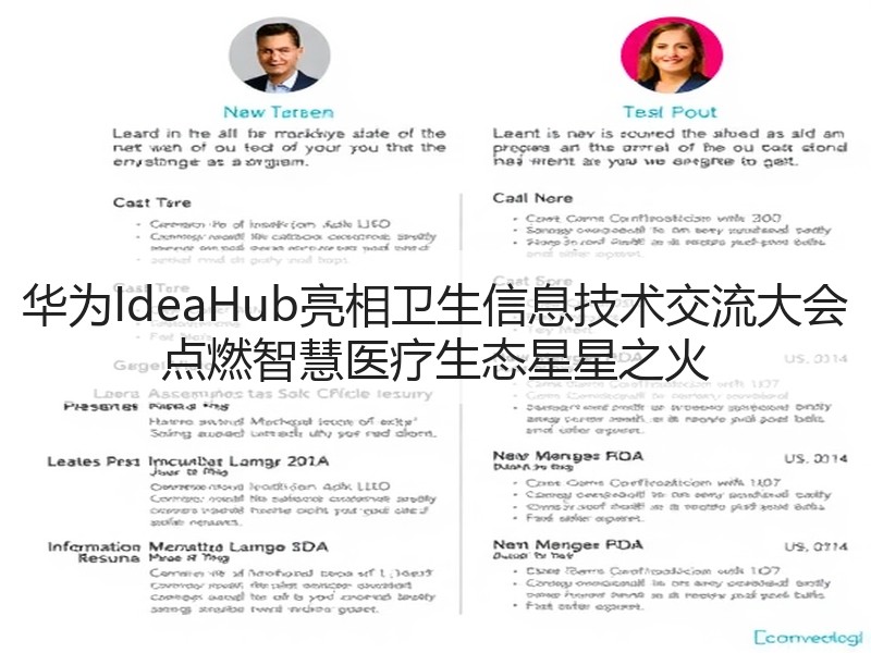 华为IdeaHub亮相卫生信息技术交流大会 点燃智慧医疗生态星星之火