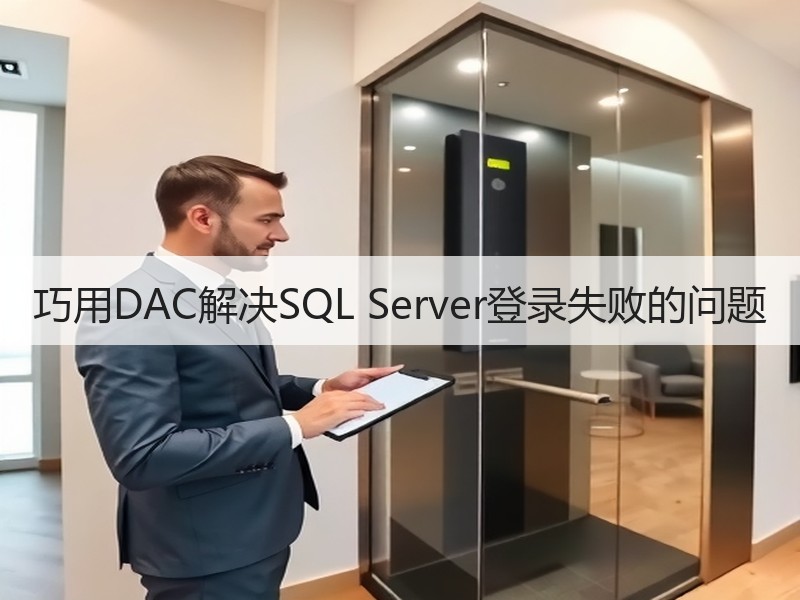 巧用DAC解决SQL Server登录失败的问题