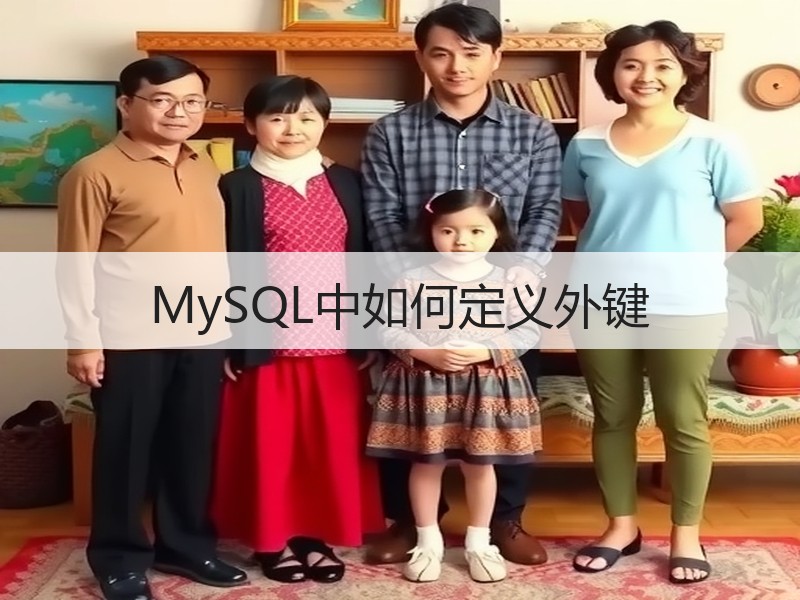 MySQL中如何定义外键