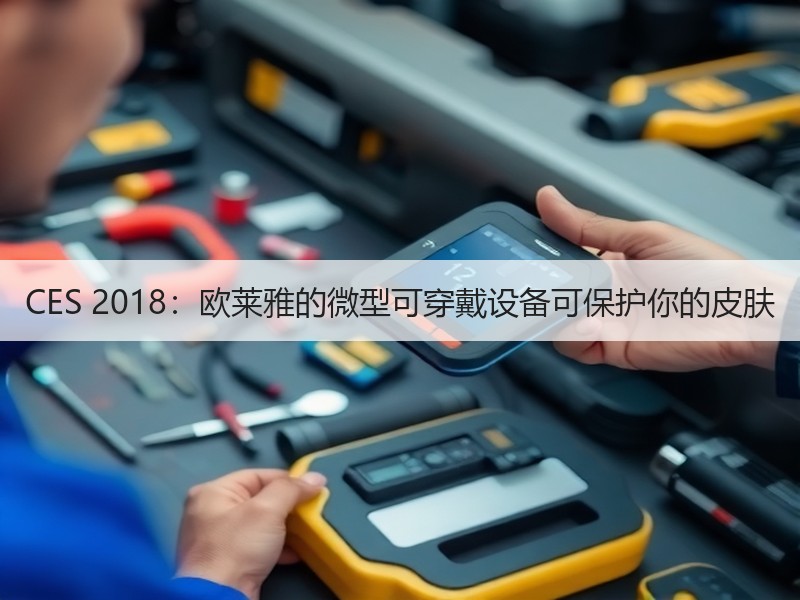 CES 2018：欧莱雅的微型可穿戴设备可保护你的皮肤