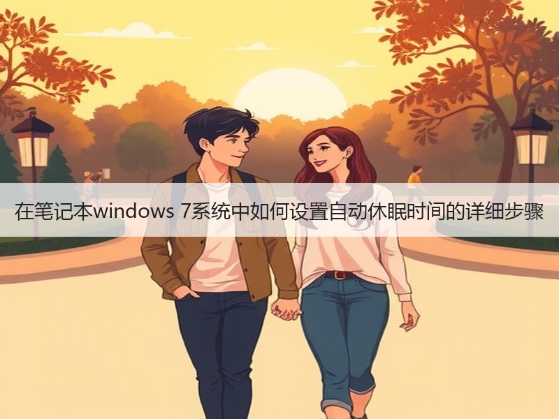 在笔记本windows 7系统中如何设置自动休眠时间的详细步骤