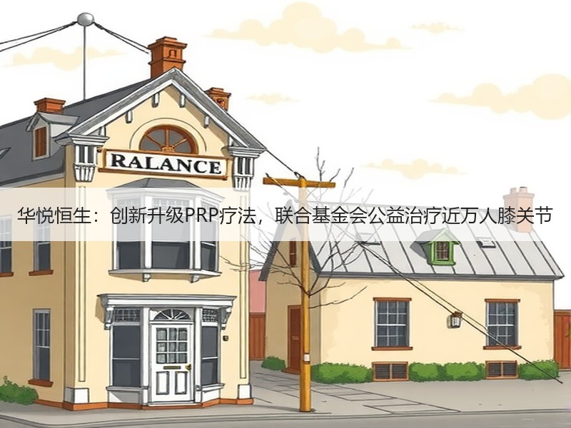 华悦恒生：创新升级PRP疗法，联合基金会公益治疗近万人膝关节