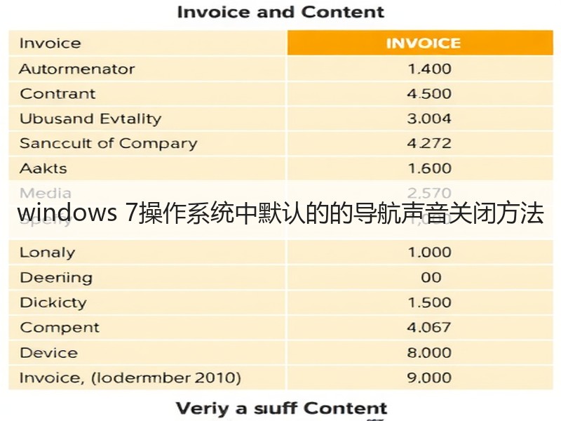 windows 7操作系统中默认的的导航声音关闭方法