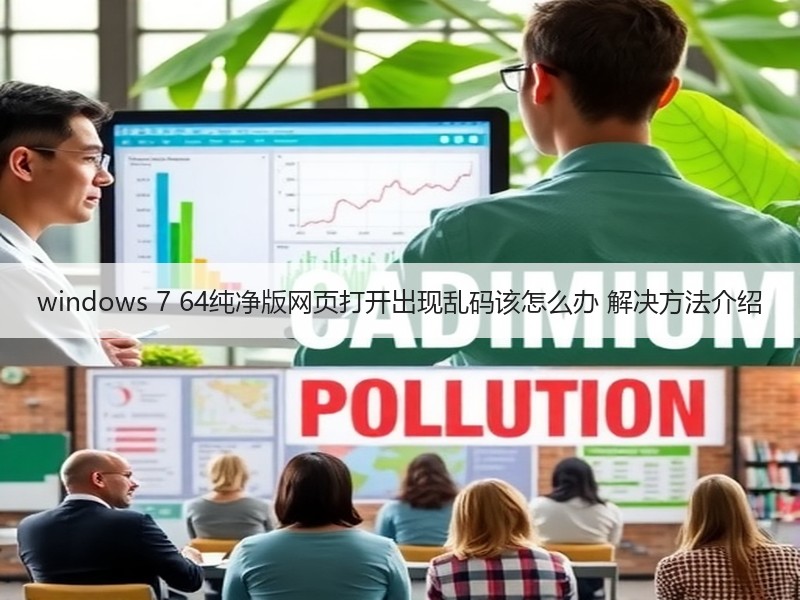 windows 7 64纯净版网页打开出现乱码该怎么办 解决方法介绍