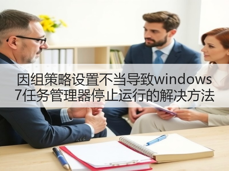 因组策略设置不当导致windows 7任务管理器停止运行的解决方法