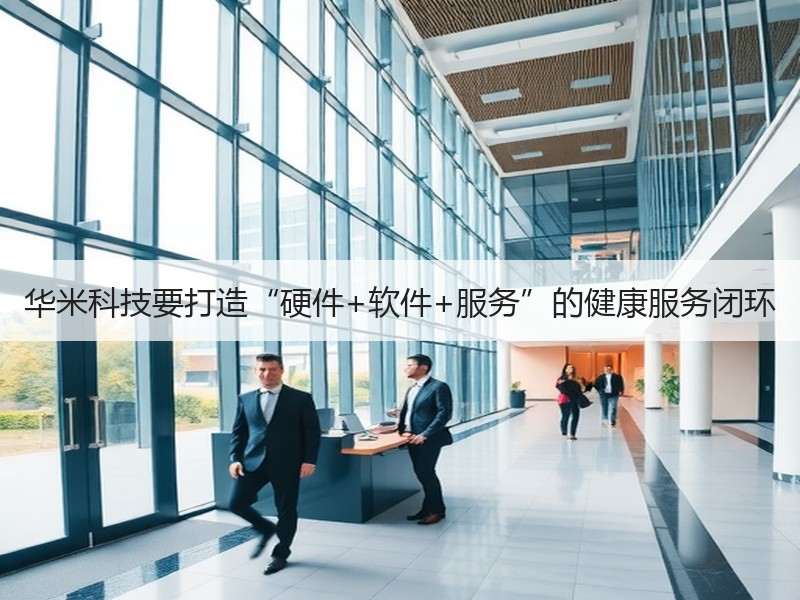 华米科技要打造“硬件+软件+服务”的健康服务闭环