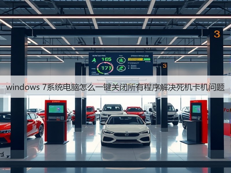 windows 7系统电脑怎么一键关闭所有程序解决死机卡机问题