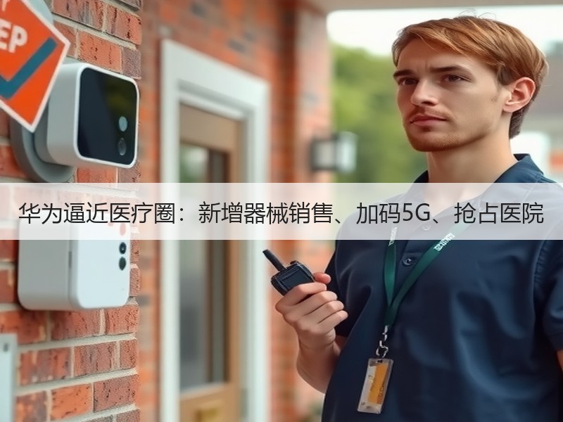 华为逼近医疗圈：新增器械销售、加码5G、抢占医院