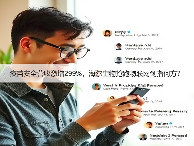 疫苗安全营收激增299%，海尔生物抢跑物联网剑指何方？