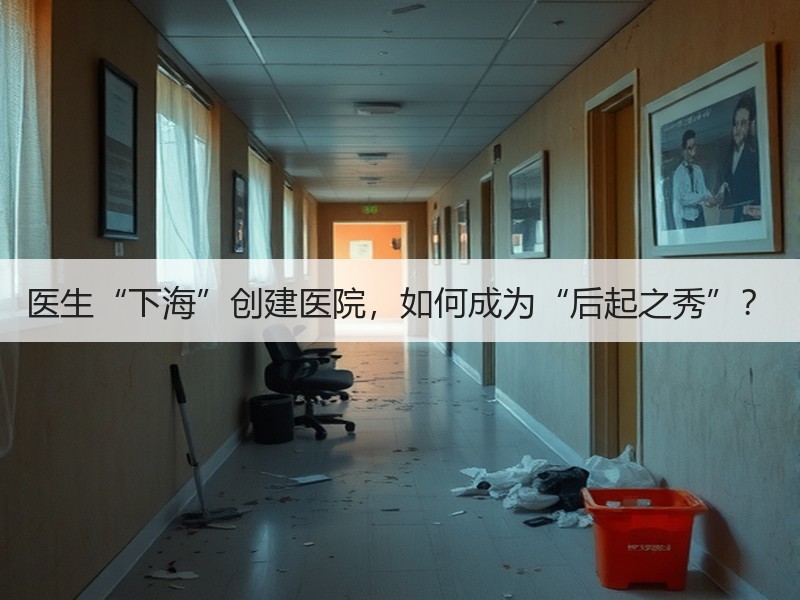 医生“下海”创建医院，如何成为“后起之秀”？