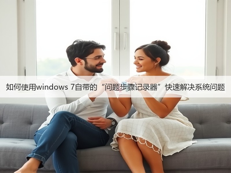 如何使用windows 7自带的“问题步骤记录器”快速解决系统问题