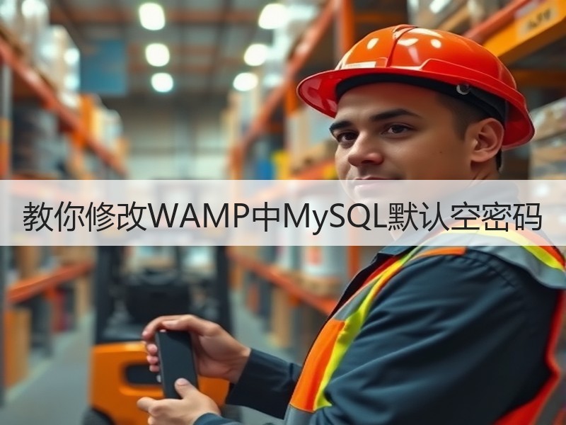 教你修改WAMP中MySQL默认空密码